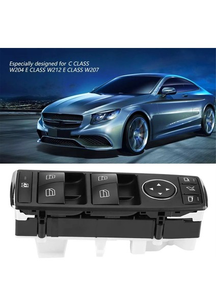Mercedes Benz W212 C207 A207 W204 X204 2008-2014 Için Sol Ön Elektrikli Ana Cam Kaldırma Anahtarı Düğmesi A2128208310 (Yurt Dışından) fırsatları
