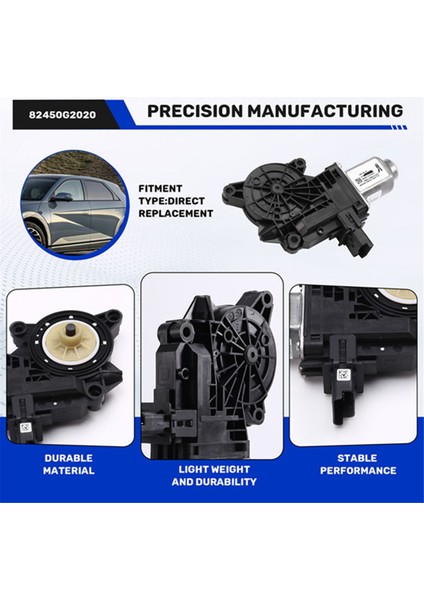 82450G2020 Hyundai Ioniq 2017-2022 Için Otomatik Yukarı ve Aşağı Hareket Özellikli Sol Kapı Pencere Motoru (Yurt Dışından) fırsatları