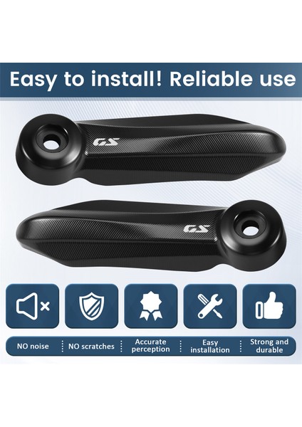 Bmw R1300GS R 1300 Gs Adv 2023-2025 Siyah Motosiklet Gidon El Koruyucusu Koruma Kaydırıcıları El Koruyucusu (Yurt Dışından) fırsatları