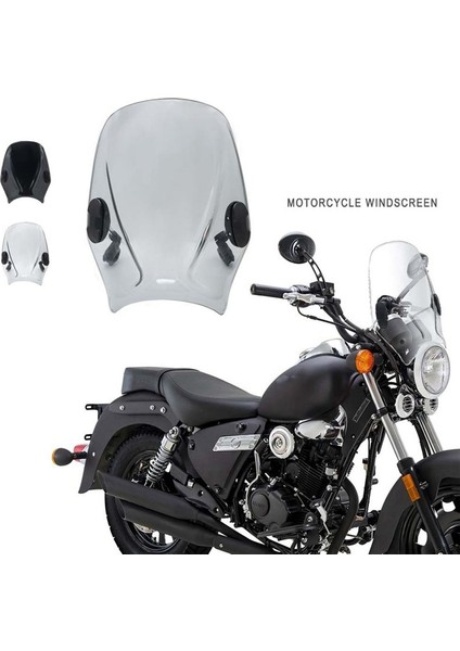 Motosiklet Cam Rüzgar Ekran Kalkanı Deflektör Koruyucu Kapak Keeway Superlight 125 / 150 / 200 (Şeffaf) (Yurt Dışından) indirimleri