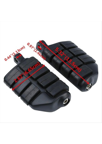 Motosiklet Evrensel Footpeg Arka Yolcu Footrest Ayak Peg Motosiklet Modifikasyon Footrest Peg Aksesuarları Bir (Yurt Dışından) fırsatları