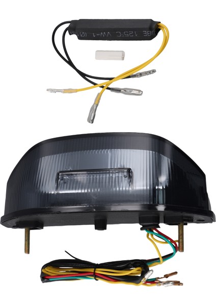 Arka Kuyruk Işık Fren Dönüş Sinyalleri Entegre LED Işık Honda CBR600RR 2013-2023 Aksesuarları Siyah (Yurt Dışından)