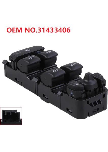 Araba Elektrikli Cam Kontrol Anahtarı Pencere Camı Kontrol Kaldırma Anahtarı 31433406 Volvo XC90 XC60 V90 V60 S90 Için (Yurt Dışından) fırsatları