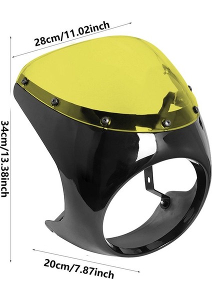 Motosiklet Kontrast Renk Ön Cam Suzuki Motosiklet Ön Cam Fairing Koruyucu Evrensel (Yurt Dışından) modelleri