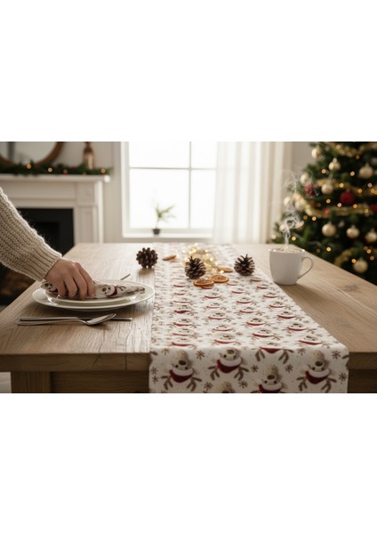 Yeni Yıl Runner, Yılbaşı Runner, Noel Baba Runner, Çam Ağacı Runner fiyatları