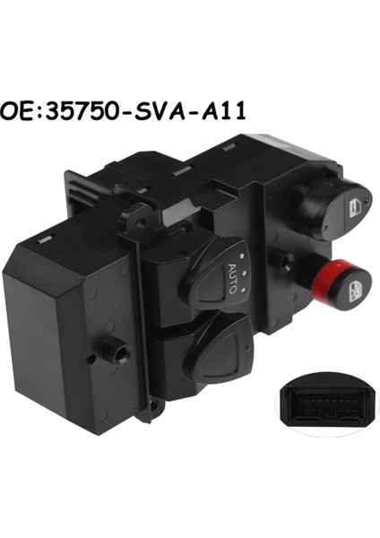 Honda Civic 2006-2011 Için 35750-SVA-A11 Elektrikli Cam Ana Anahtarı 35750SVAA11 (Yurt Dışından) fiyatları