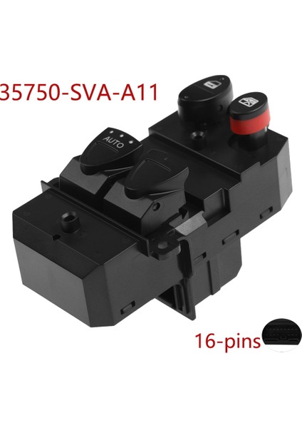 Honda Civic 2006-2011 Için 35750-SVA-A11 Elektrikli Cam Ana Anahtarı 35750SVAA11 (Yurt Dışından) modelleri