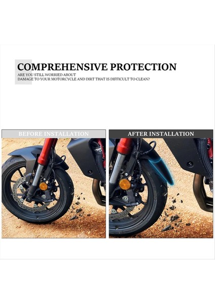 Motosiklet Aksesuarları Ön Çamurluk Çamurluk Genişletici Uzatma Honda CB750 Hornet Cb 750 2023- (Yurt Dışından) modelleri