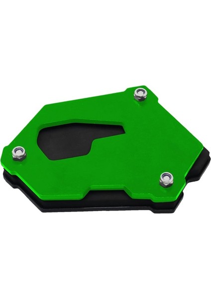 Motosiklet Kickstand Ayak Yan Ayak Uzatma Pad Destek Plakası Kawasaki Klr 650 KLR650 2021 2022(SIYAH ve Yeşil) (Yurt Dışından)