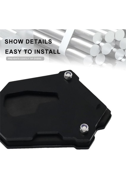 Motosiklet Kickstand Ayak Yan Ayak Uzatma Pad Destek Plakası Kawasaki Klr 650 KLR650 2021 2022(SIYAH ve Yeşil) (Yurt Dışından) fiyatları