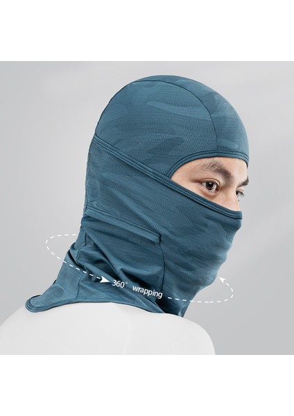 Rockbros Balaclava Yüz Maskesi Uv Koruma Nefes Tam Baş Maskesi Erkekler Kadınlar Için Güneş Kaput Bisiklet Tırmanma Siyah (Yurt Dışından) indirimleri