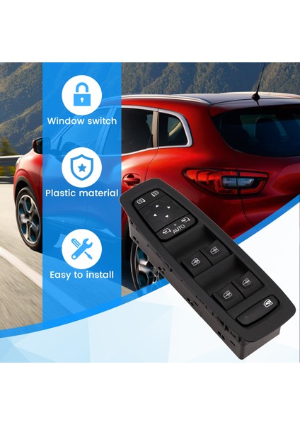 Renault Kadjar 2015-2022 ve Megane Lv 2018 Için 25401-2952R Araç Elektrikli Cam Ana Anahtarı Kaldırma Düğmesi (Yurt Dışından) indirimleri