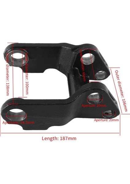 132523 Bt LPE200/LWE200 Için Elektrikli Forklift Palet Kamyonu Parçaları Taşıma Tekerlek Braketi (Yurt Dışından) fiyatları