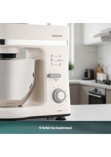 Profashion Prof 3063H Stantlı Mikser - Krem - 1500 Watt fırsatları