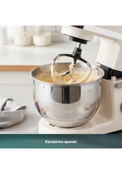 Profashion Prof 3063H Stantlı Mikser - Krem - 1500 Watt indirimleri