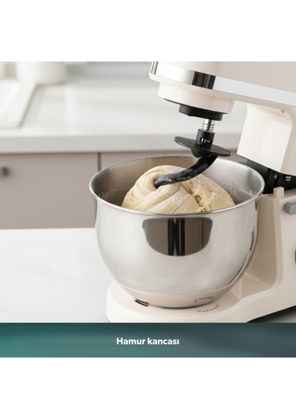 Profashion Prof 3063H Stantlı Mikser - Krem - 1500 Watt