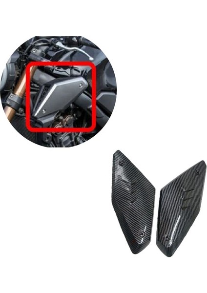 Motosiklet Karbon Fiber Çerçeve Yan Panel Kapak Kabuk Koruyucu Honda CB650R 2019-2022 (Yurt Dışından) fiyatları