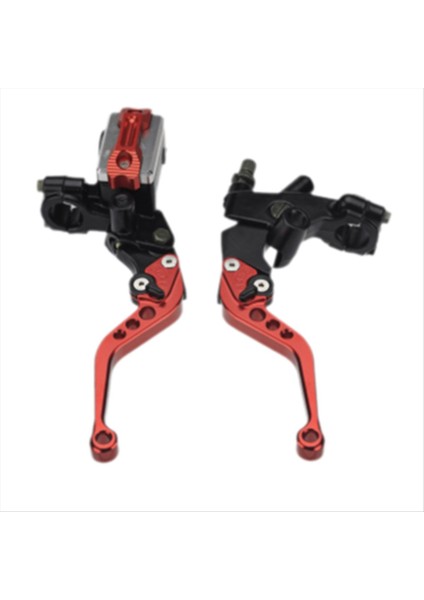 Motosiklet Gidonu Ana Silindir Kolları Kolu Hidrolik Fren Pompası Debriyaj Ayarlanabilir El 22MM Gidon (Yurt Dışından)