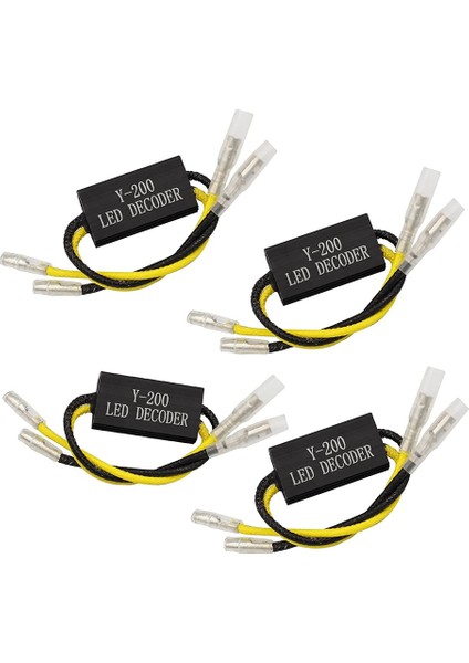 12V Motosiklet LED Yük Direnci LED Dekoder LED Göstergesi Flaşör Dönüş Sinyali Arıza Eliminator Motosiklet Scooter Için (Yurt Dışından)