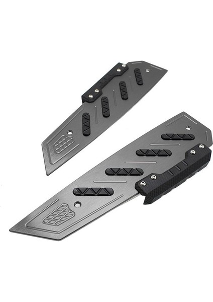 Motosiklet Adım Ayak Pedleri Pedalı El Tutamağı Kapağı Honda Forza Için 300 FORZA300 MF13 Mf 13 2018 2019 2020 (Gri) (Yurt Dışından) indirimleri