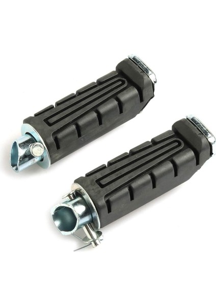 Moto Siyah Arka Footrest Ayak Kazıklar Pedallar Sol ve Sağ Motosiklet Kauçuk Ayak Sivri Yamaha Ybr 125 Xtz 125 (Yurt Dışından)