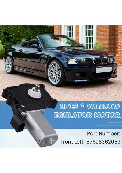 67628362063 Bmw 3' X5 Z4 E46 E53 E85 1997-2009 Için Ön Sol Cam Regülatörü Motoru Elektrikli Cam Motoru (Yurt Dışından) indirimleri