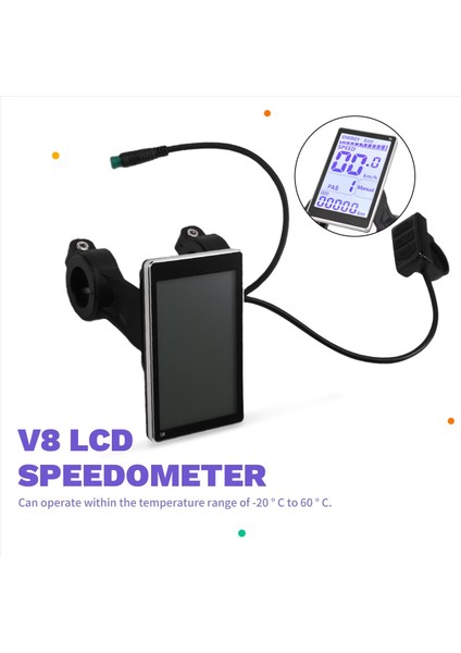 Fatbike Aksesuarları Ekran Versiyonu Su Geçirmez Ekran LCD Hız Ölçer Fatbike Ouxi V8 M5 Scooter Parçaları (Yurt Dışından) indirimleri