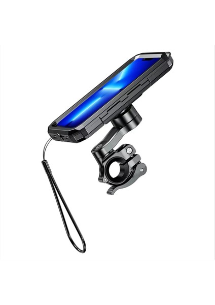 Evrensel Bisiklet Telefon Tutucu Bisiklet Motosiklet Cep Telefonları Için Aşağıda 6.9 Inç Standı Darbeye Dayanıklı Braketi Büyük Boy (Yurt Dışından) fiyatları