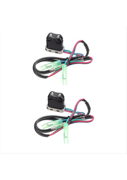 2 Adet 703-82563-02-00 Trim Tilt Anahtarı Yamaha Motor Motor Dıştan Takma Uzaktan Kumanda 703-82563-01-00 Motosiklet Parçaları (Yurt Dışından)