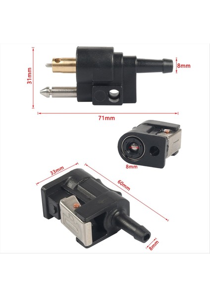 6Y12430605 Yakıt Hattı Konektörü Yamaha 2 Zamanlı 4 Zamanlı Dıştan Takma Tekne Motoru Yakıt Hattı Bağlantı Parçaları (Yurt Dışından) fiyatları
