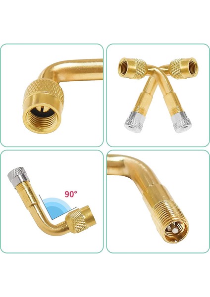 Araba Lastik Vana Uzatma Adaptörü 90 Derece Vana Şişirme Memesi 180 mm Vana Uzatma Tüpü Arabalar Motosikletler Için (Yurt Dışından) indirimleri