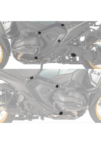 Bmw Için R1300GS 2023 + R1300GS Macera 2024 + Motosiklet Çerçeve Delik Kapatma Kapakları Fiş Dekoratif Çerçeve Kapağı Seti (Yurt Dışından) indirimleri