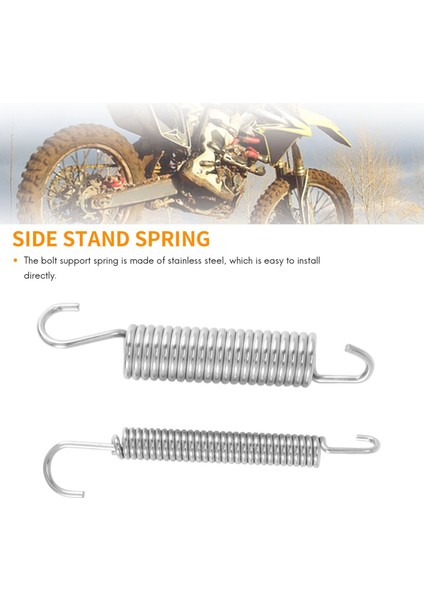 Off-Road Motosiklet Park Rafları Kickstand Yan Stant Yayları Kiti Sx Sxf Exc Excf Xc Xcf Xcw Xcfw Altı Gün Tpı 125 150 200 250 300 350 450 500 2017-2019 (Yurt Dışından) fiyatları