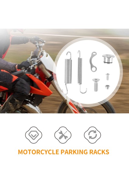 Off-Road Motosiklet Park Rafları Kickstand Yan Stant Yayları Kiti Sx Sxf Exc Excf Xc Xcf Xcw Xcfw Altı Gün Tpı 125 150 200 250 300 350 450 500 2017-2019 (Yurt Dışından) modelleri