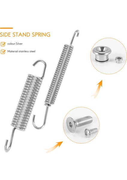 Off-Road Motosiklet Park Rafları Kickstand Yan Stant Yayları Kiti Sx Sxf Exc Excf Xc Xcf Xcw Xcfw Altı Gün Tpı 125 150 200 250 300 350 450 500 2017-2019 (Yurt Dışından) indirimleri