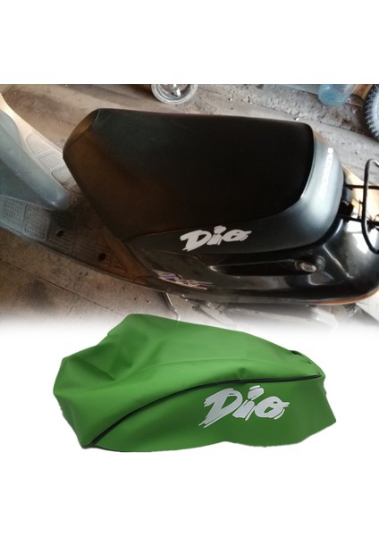 Motosiklet Klozet Kapağı Taklit Deri Koltuk Örtüsü Honda Dıo AF27 / AF28 Motosiklet Modifikasyon Kırmızı (Yurt Dışından) modelleri