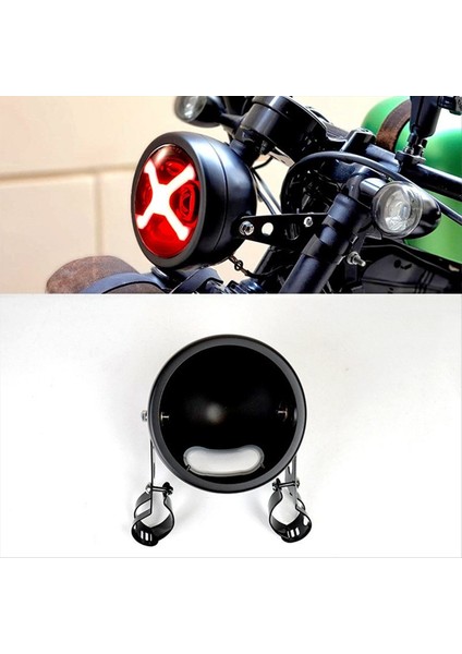 5.75 Inç Motosiklet Far Konut Braketi ile Harley Yamaha Suzuki Için 5-3 / 4 Inç Far Montaj Kovası (Yurt Dışından) indirimleri