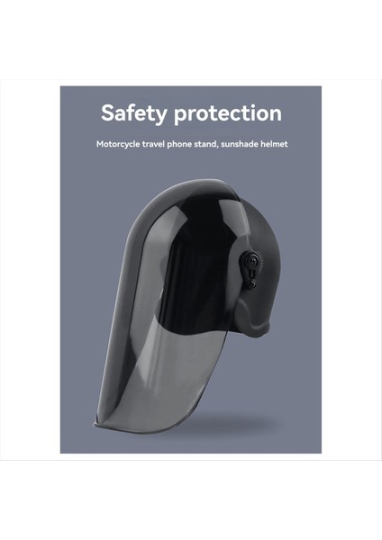 Motosiklet Telefon Tutucu Genişletilmiş Sunvisor Güneş Geçirmez Yağmur Geçirmez Anti-Yansıtıcı Navigasyon Sürme Uzun Sürmek Bir (Yurt Dışından) modelleri