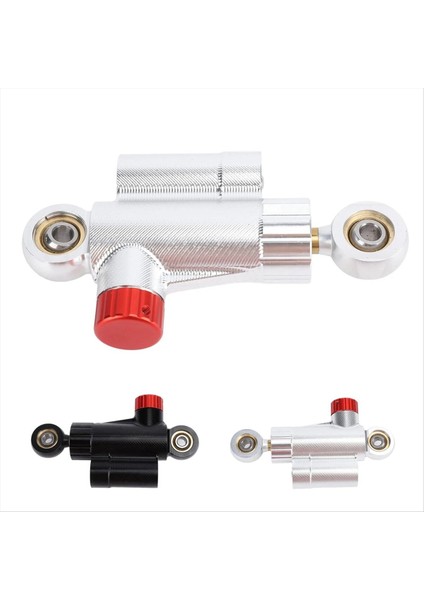 Motosiklet Direksiyon Damperi Sabitleyici Alüminyum Alaşımlı Güvenli Kontrol Sabitleyici Motosiklet Aksesuarları Siyah (Yurt Dışından) fiyatları