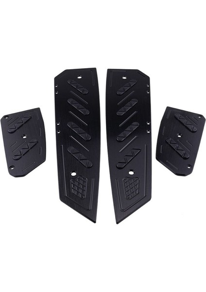 Motosiklet Adım Ayak Pedleri Pedalı El Tutamağı Kapağı Honda Forza Için 300 FORZA300 MF13 Mf 13 2018 2019 2020 (Siyah) (Yurt Dışından)