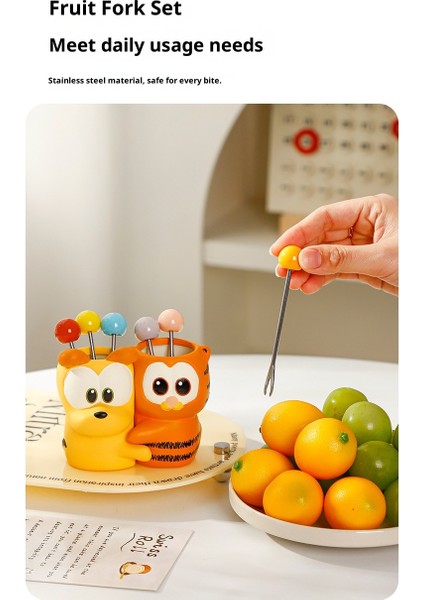 YST009 Garfield Oddie Diş Fırçalık ve Seramik Kalemlik (Yurt Dışından) fiyatları