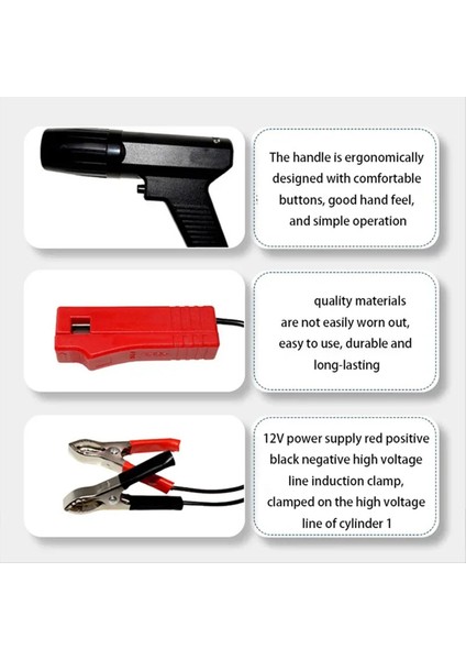 Ateşleme Zamanlama Makineleri Araba ve Motosiklet Bakım Araçları Benzinli Motor Ateşleme Zamanlama Cihazı 1 Takım (Yurt Dışından) indirimleri