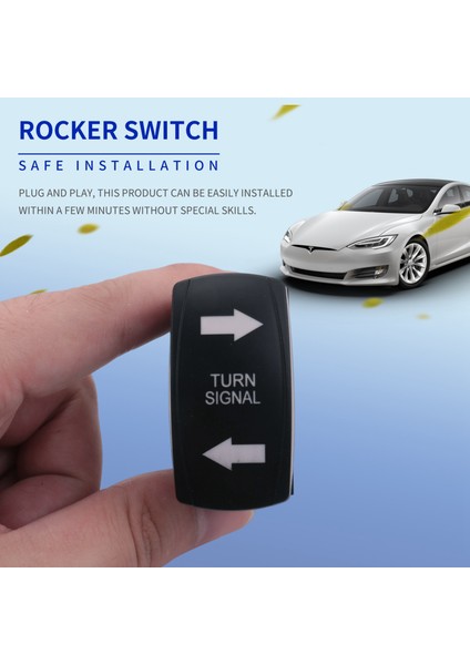 Dönüş Sinyali Rocker Anahtarı LED Rv Araç Off-Road Pikap Traktör Tekne Motosiklet 4pin Evrensel Anahtarı (Yurt Dışından) fiyatları