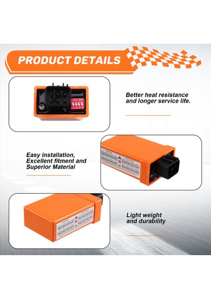 Motosiklet Ateşleme Kutusu Ayarlanabilir Yarış Cdı Modifiye 4 Vitesli Ayarlanabilir Ateşleyici Yamaha YBR125 Yb 125 Euro I Ac (Yurt Dışından) indirimleri