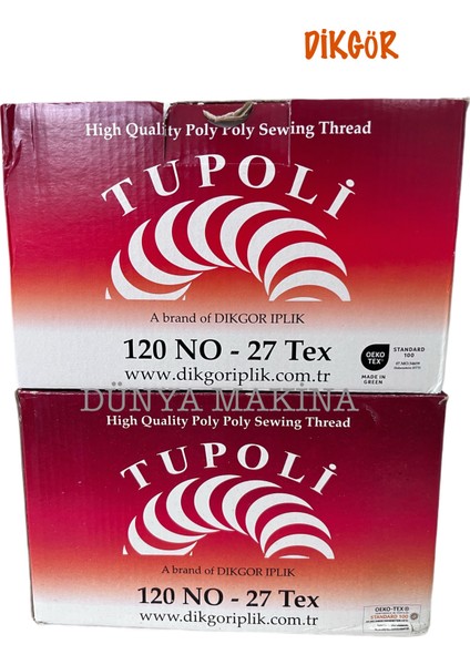Tupoli 120 No Polyester Dikiş Ipi Siyah