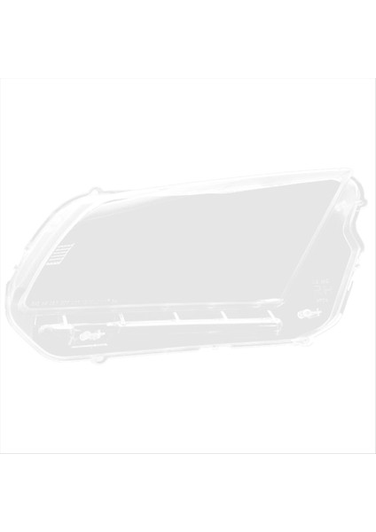 Araba Far Kabuk Lambası Gölgesi Şeffaf Lens Kapak Ford Mustang 2010-2013 Için Far Kapağı (Yurt Dışından)