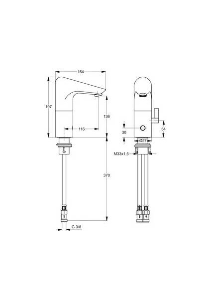 Ideal Standard Ceraplus Fotoselli Lavabo Bataryası - A4152AA- fırsatları