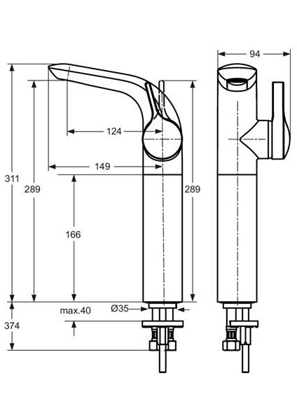 Melange Tezgah Üstü Lavabo Bataryası - A4266AA- modelleri