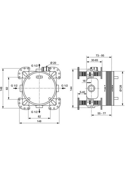 Ideal Standard Easy Box Sıvaaltı - A1000NU- fiyatları