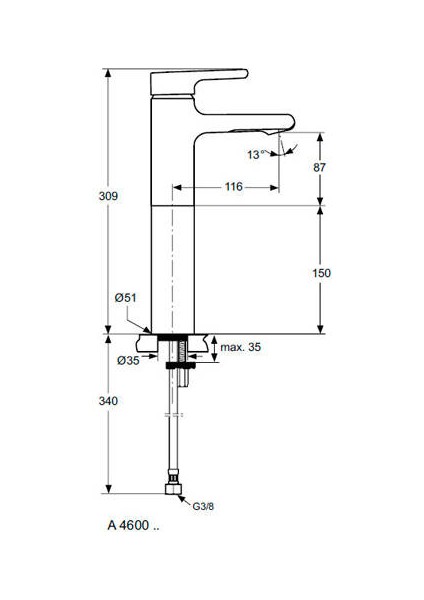 Attitude Lavabo Bataryası - A4600AA- fiyatları